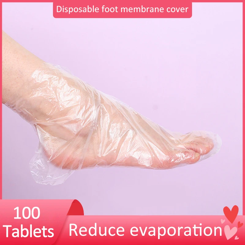 Disposable foot film cover anti cracking plastic transparent foot cover foot film bubble foot waterproof shoe cover