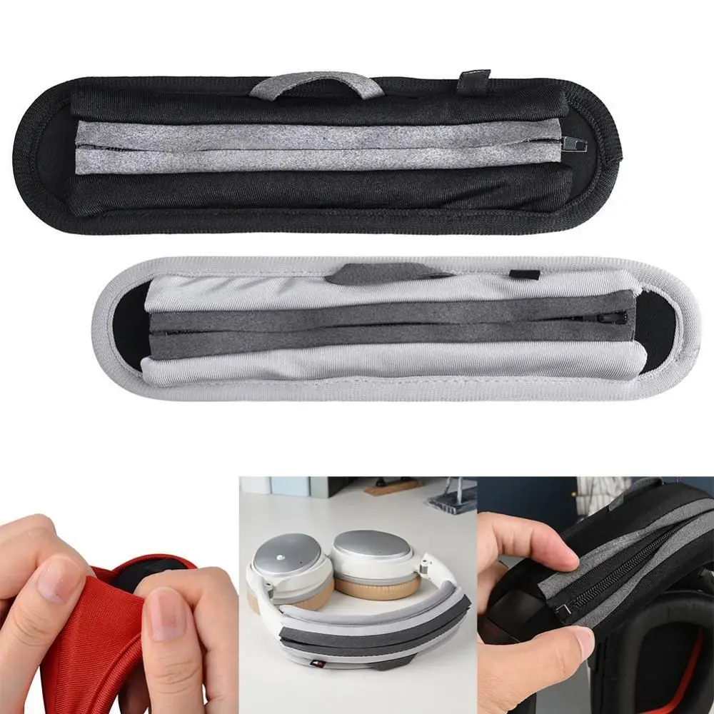 

Headset Headband Zipper Cushion Protective Headphone Headband Cover Headphones Protector Headset Head Beam Cover