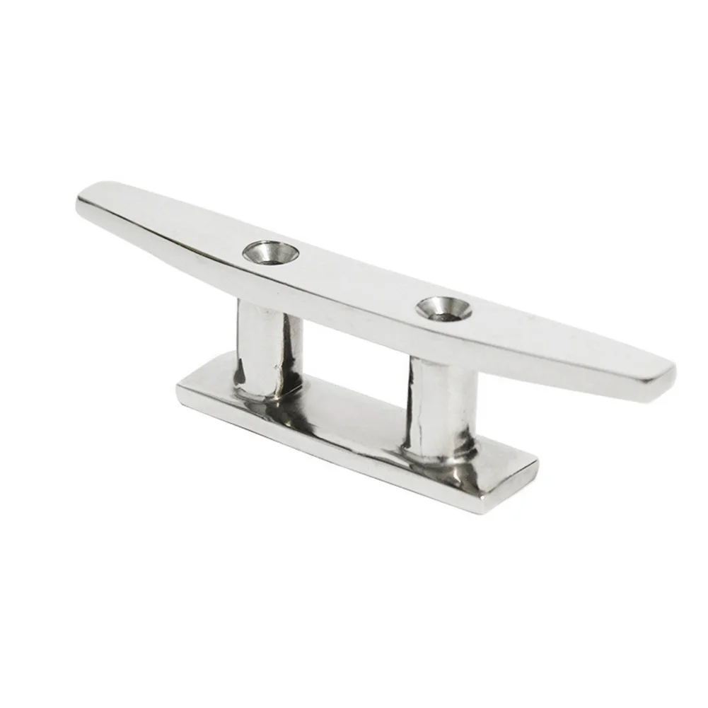 

5 Inch Open Base Boat Cleat 316 Stainless Steel Hardware Boat Cleats for Marine Boat Deck Rope Tie Yacht Accessories
