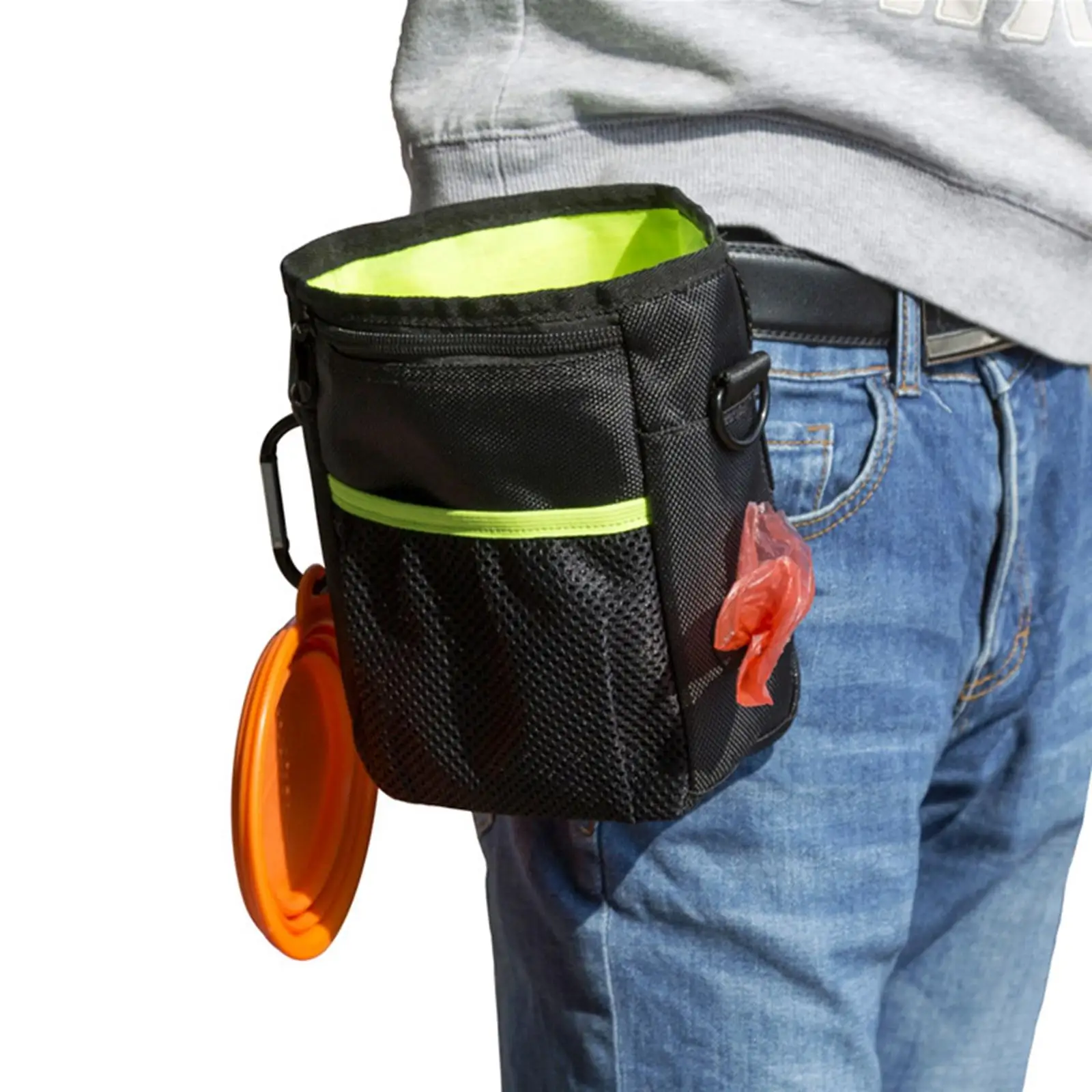 

dog treats Bag Easily Carries Toys Belt Clip Food snack bags Waist Belt for Walking