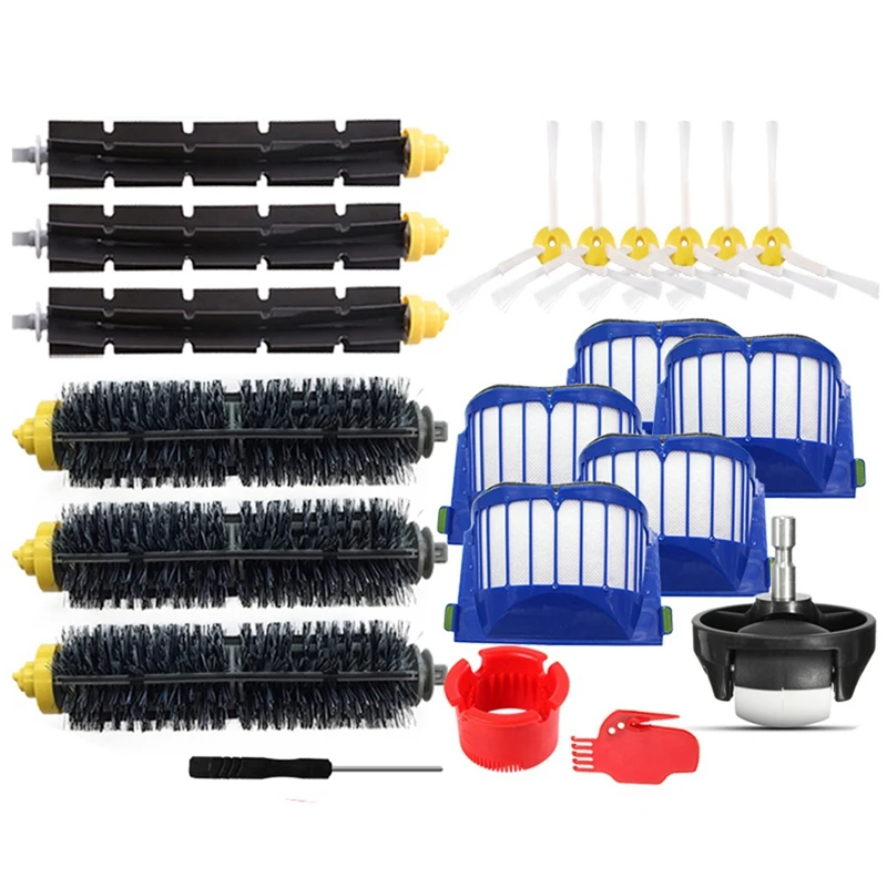 

Main Side Brush Filter Replacement Parts For Irobot Roomba 500 600 Series 550 610 620 630 650 670 Robot Vacuum Cleaner