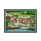 Наборы для вышивки крестиком, морской пейзаж, наборы для вышивки крестиком, наборы для вышивки крестиком с принтом