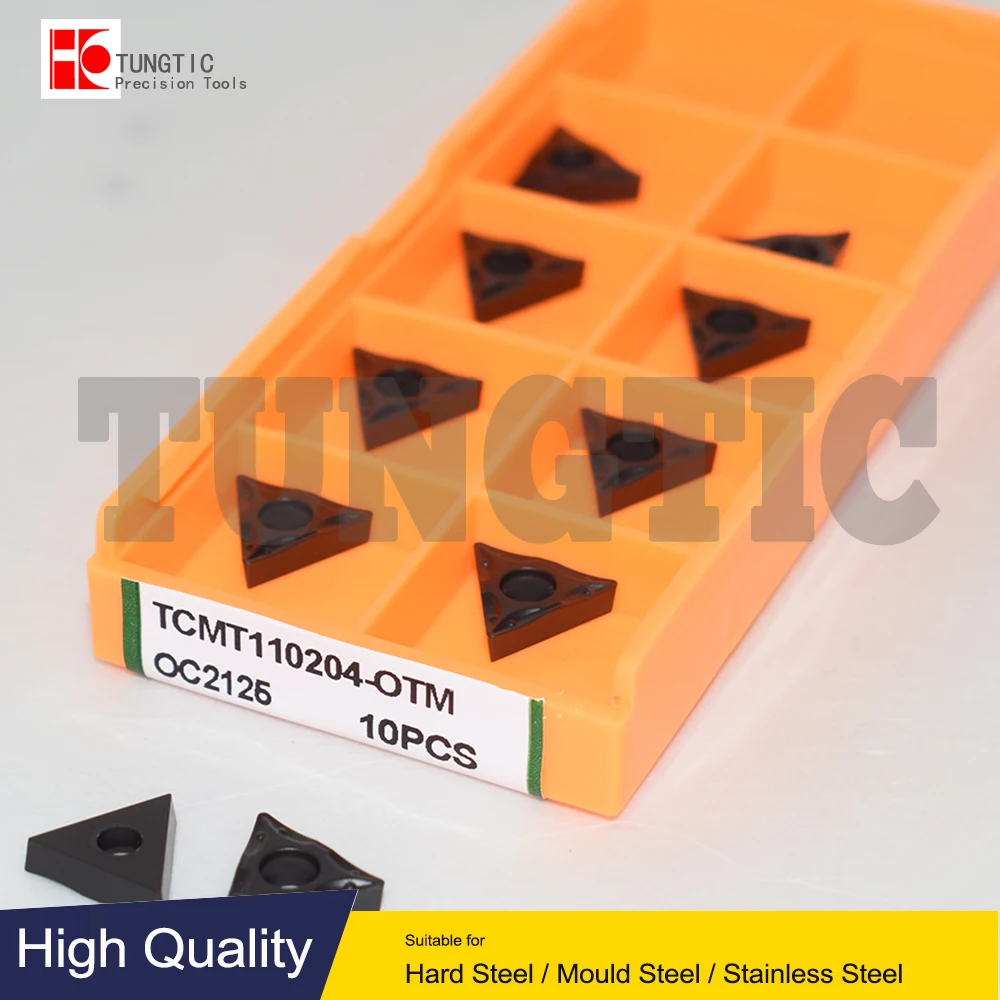 

TCMT110204-OTM TCMT110208-OTM TNMG160404-OPF TNMG160404-OPM OC2125 Токарный станок с ЧПУ Режущий инструмент Обработка металлов Токарные инструменты