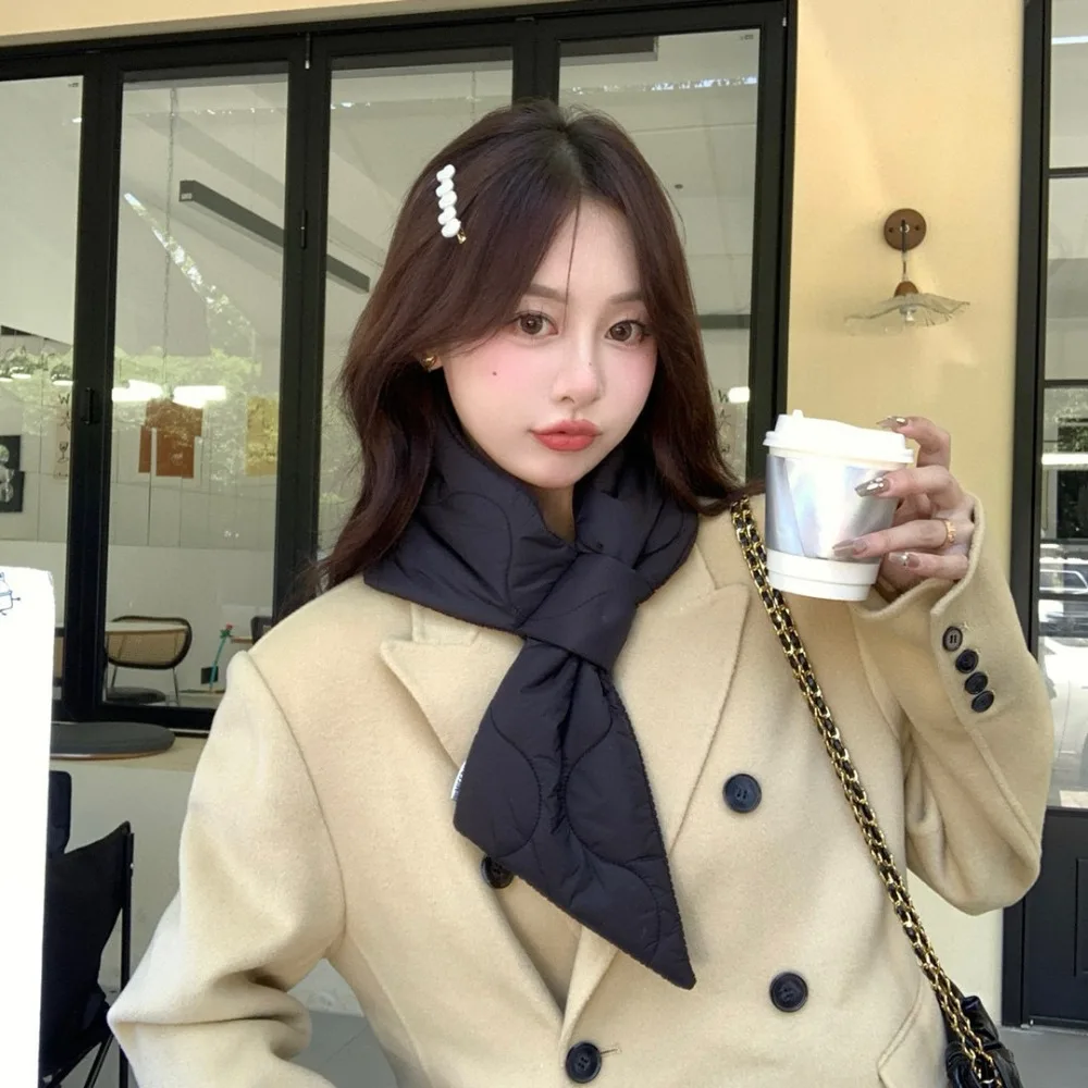 Мягкий шарф с перекрестными перьями сохраняющий тепло аксессуары для одежды