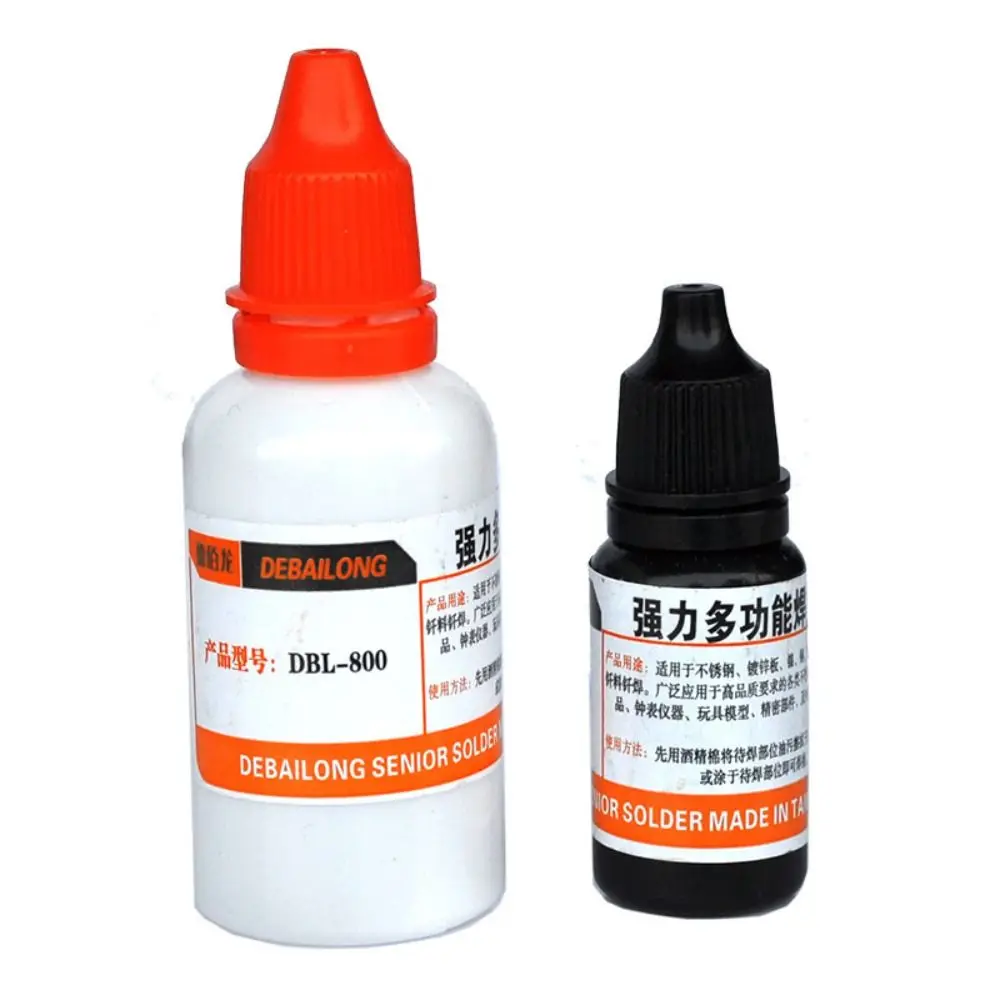 

2PCS Stainless Steel Liquid Flux 15ML 35ML Stainless Steel Flux Metal Battery Solder Liquid Solders Soldering Paste Accessories