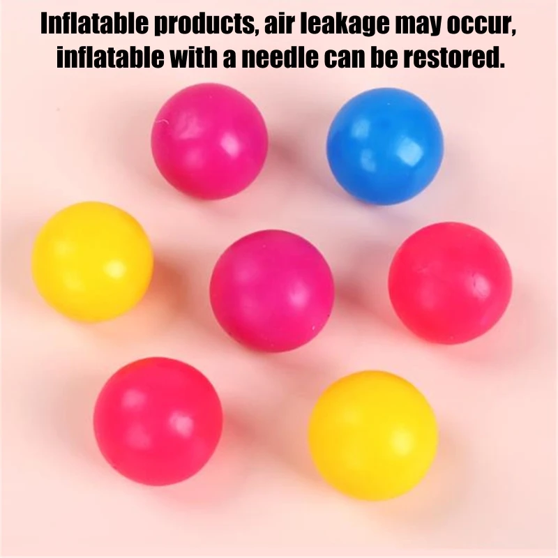 

Stick Wall Ball Sticky Ball Catch Throw Ball Glob Novelty For Kids Boys Girls In