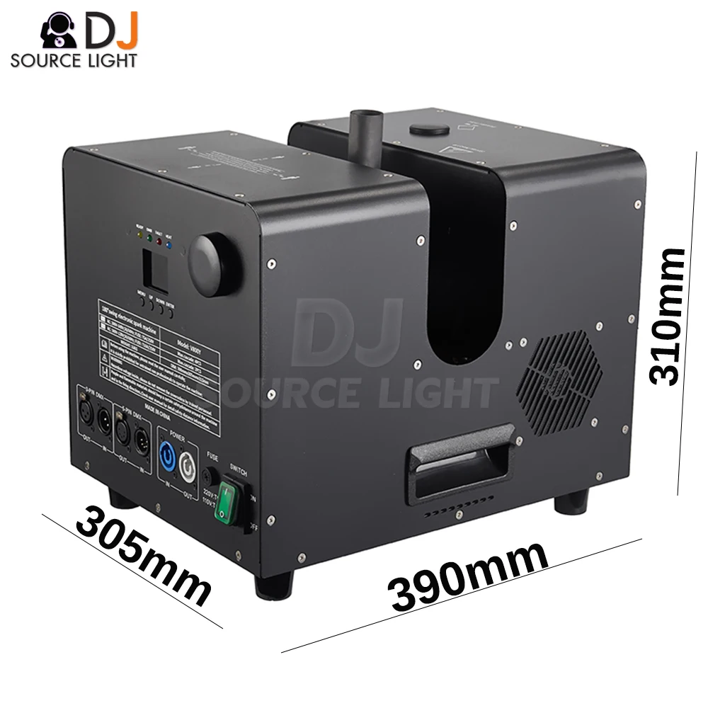 T Powder 180 ° Качели холодная искра фейерверк 800 Вт спрей Dmx фонтан с дистанционным