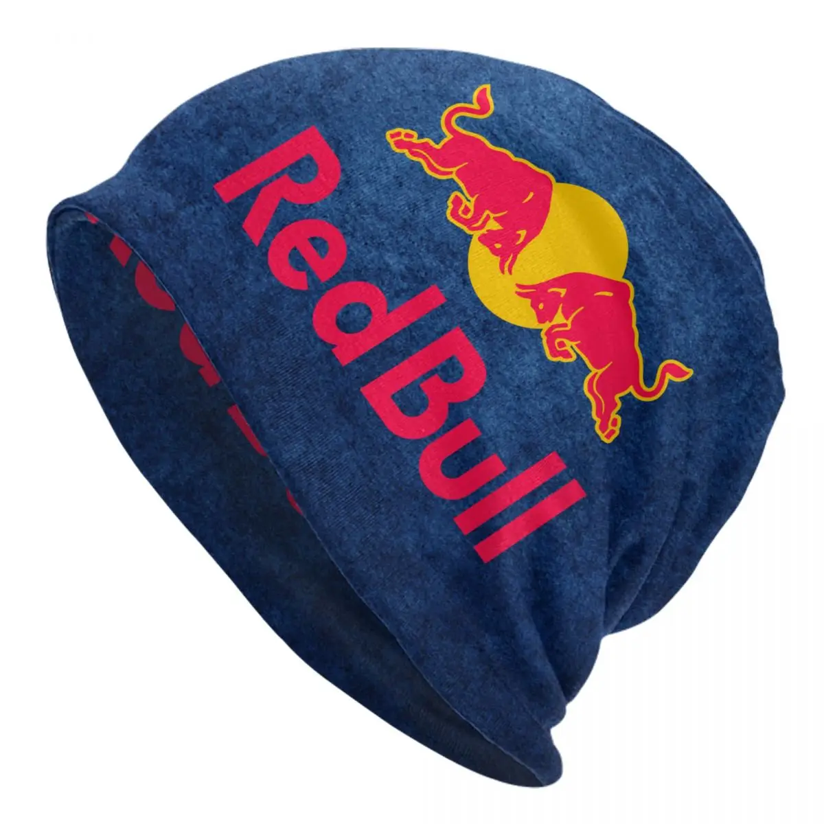 

Red Double-Bull Beanie Cap Unisex Winter Warm Bonnet Homme Knitted Hat Fashion Outdoor Skullies Beanies Hats For Men Women