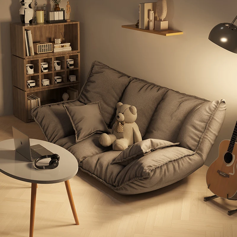 

Armchair Lazy Sofa Single Relax Minimalist Unusual Portable Comfort Couch Cheap Chinese 3 Seat Canape Salon Bedroom Furniture