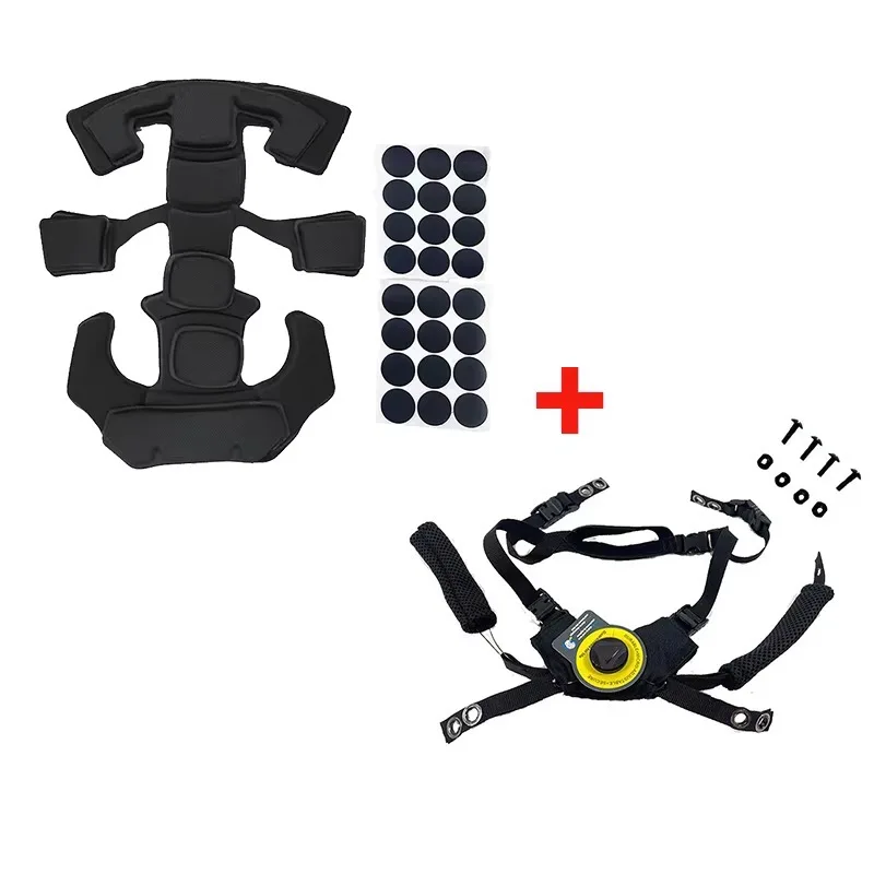 Система подвески для тактического шлема губчатая накладка фиксированная
