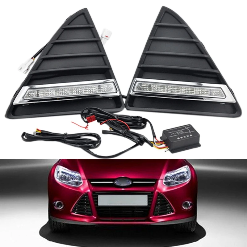 2 шт./набор Автомобильные светодиодные лампы для Ford Focus 3 2012 2013 2014 2015