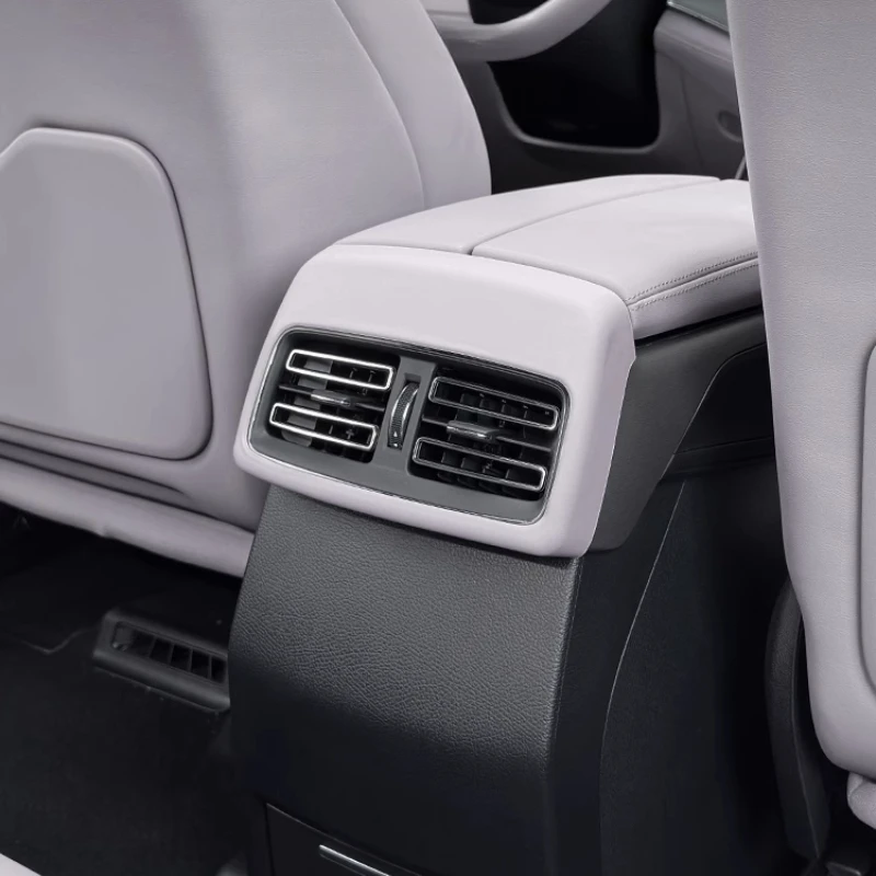 Фото Для BYD Tang DMI Smart Driving Edition, задняя воздушная маска с центральным управлением, силиконовая защитная накладка, принадлежности для украшения салона автомобиля №1