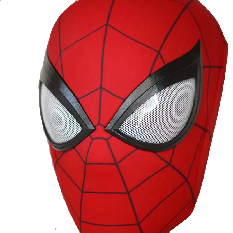 High Quality PS4 Spider  Peter Parker Mask 3D Print Modeling Of Proportion Performing Cosplay Halloween Party Props
