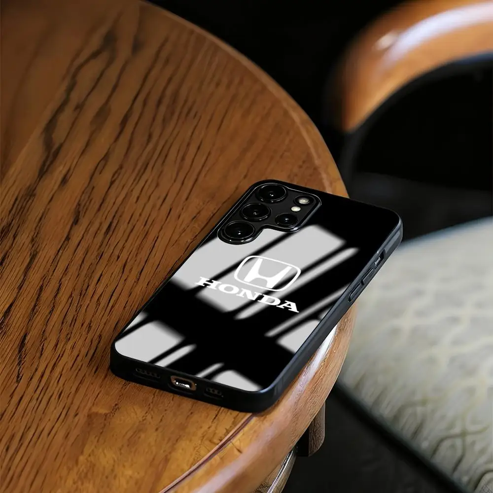 Фото Чехол для телефона SuperCAR H-hondES MOTO для Samsung S26 S25 S24 S23 S22 S21 S20 Plus Ultra Note20, стеклянный магнитный чехол №3