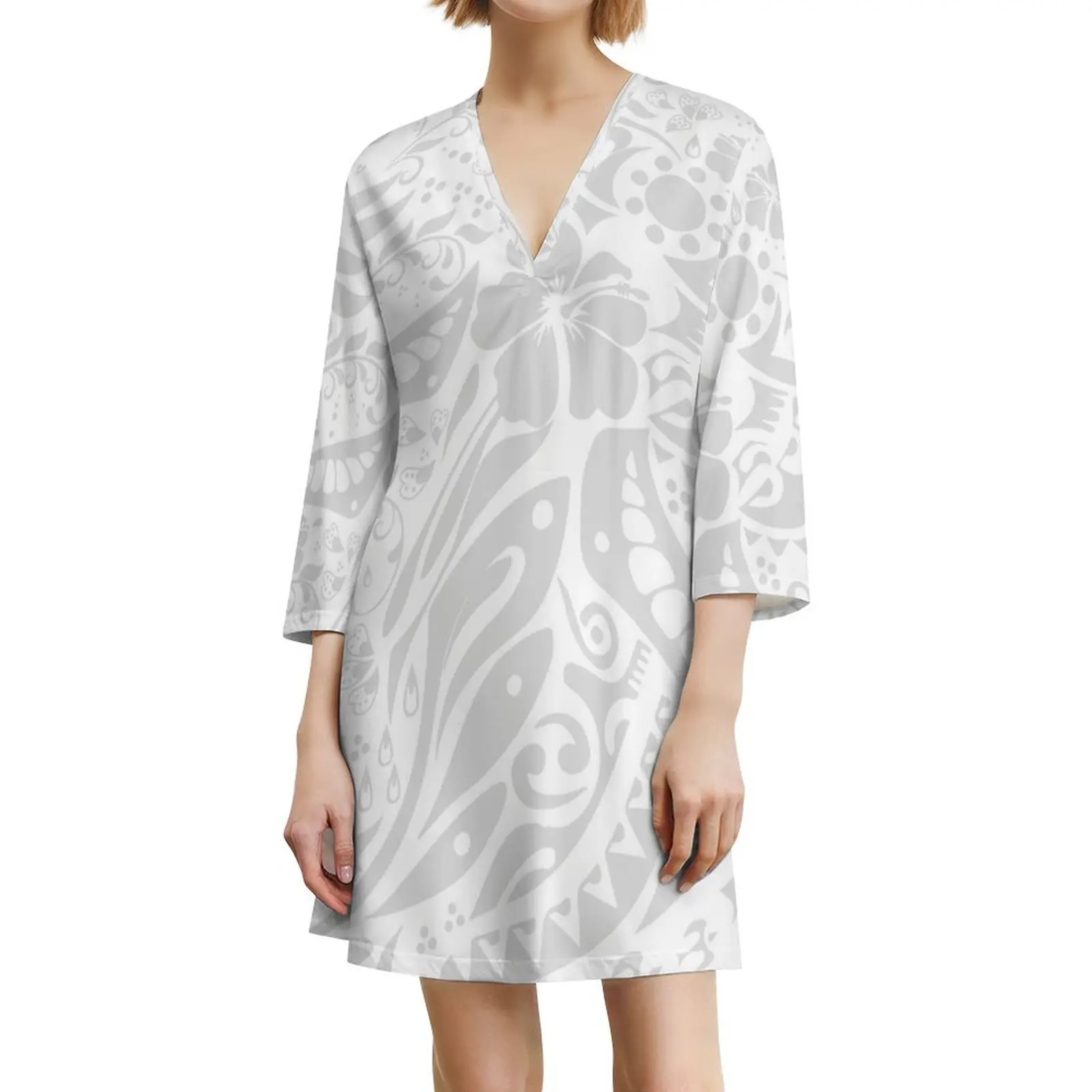 Повседневное свободное платье для повседневной вечеринки. Элегантное с