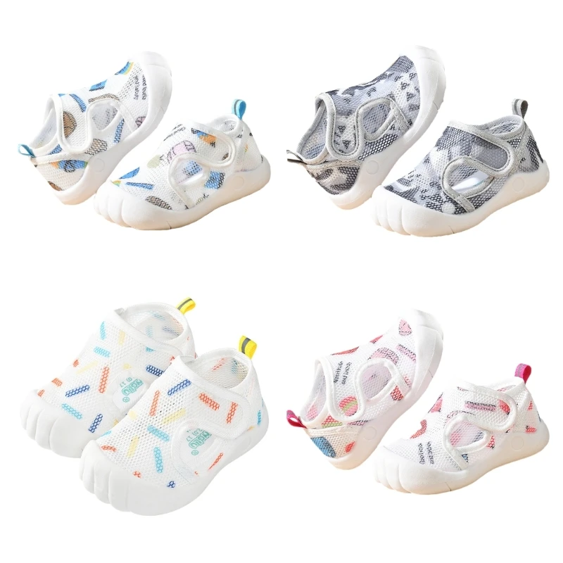 

Toddler Sandal Soft Rubber Mesh Shoes Gender Neutral Baby Summer Prewalker-Shoes