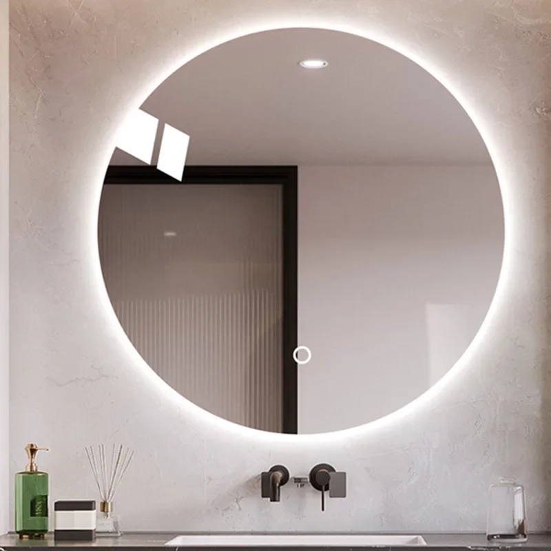 Подвесное сенсорное зеркало светильники для ванной комнаты эстетическое