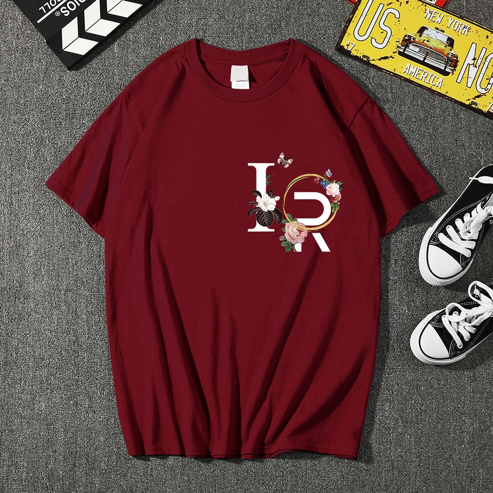 

Latest Summer Men's Women's Cotton T-Shirts Brand Logo T-Shirts Summer Women's Short Sleeves Trendy T-Shirt Tops Unisex