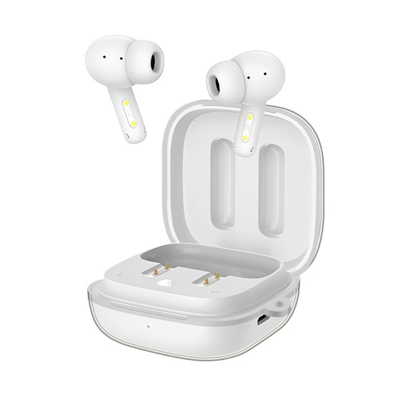 

Headphone Protective Housing Cover Compatible for QCYT13 ANC Shockproof Washable Housing Anti Dust Soft TPU Sleeve