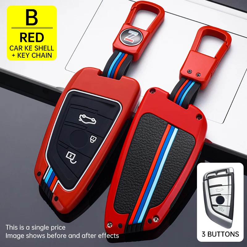 

Car Key Case Cover Key Bag For Bmw F20 G20 G30 X1 X3 X4 X5 G05 X6 Accessories Car-Styling Holder Shell Keychain Protection