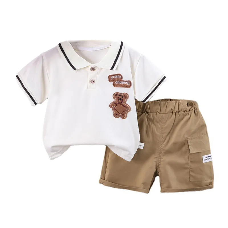 

New Summer Fashion Baby Clothes Suit Children Boys Girls Casual T-Shirt Shorts 2Pcs/Sets Toddler Sports Costume Kids Tracksuits