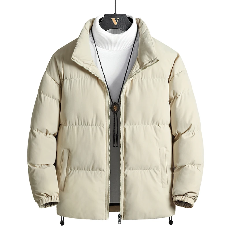 2022 New Hip Hop Cotton Jacket Parka Streetwear Men Windbreaker Harajuku Winter Padded Jacket Mens Coat Warm Loose Thick Outwear