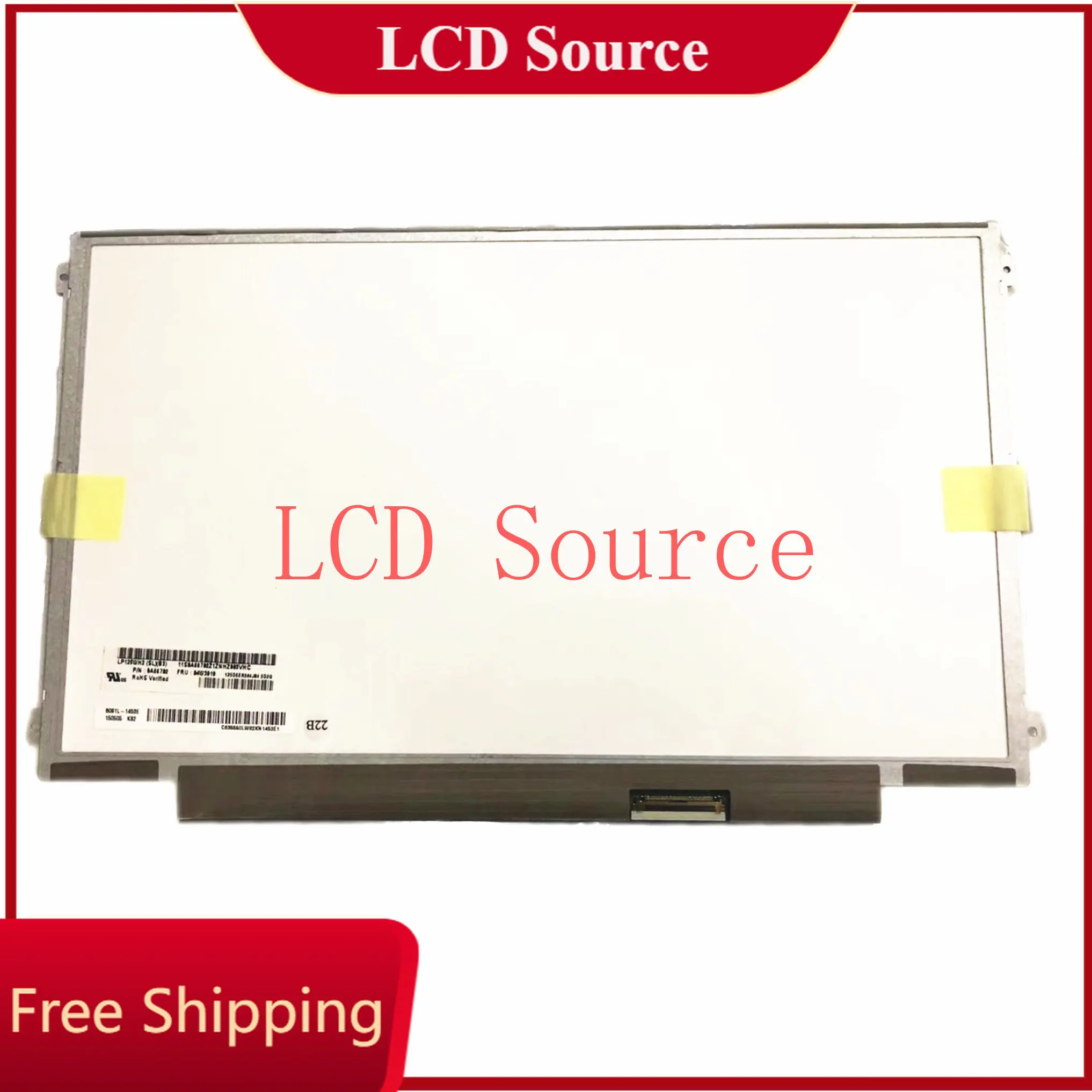 

LP125WH2 SLB3 SLB1 SLT2 fit LP125WH2 SLT140 PIN IPS LCD Laptop LED Display Screen Left+Right 3 screw holes No-Touch