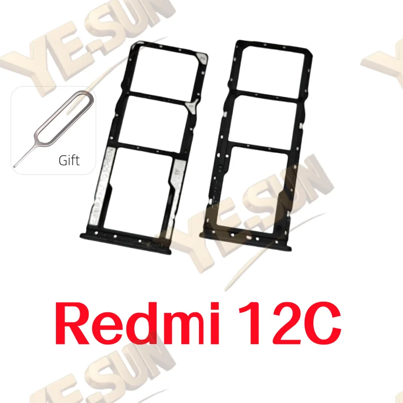 Лоток для SIM-карты для Xiaomi Redmi 12C, лоток для SIM-карты, адаптер для чтения SIM-карт, запасные части (art.: 3920cfd8ef265) - 3920cfd8ef265