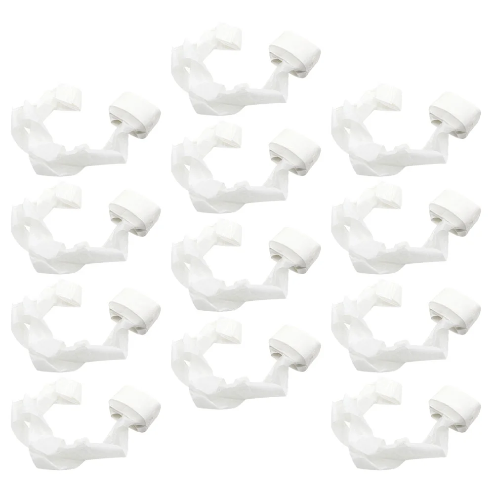 

12 Pcs Coil Portable Tricks Prop Major Mouth Coils Paper Props White Stage Vomit