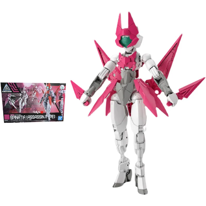 

Bandai Gundam Model Kit Anime Figure 30MM EXM-E7A Spinatia Assassin Type Genuine Gunpla Action Toy Figure Toys for Children