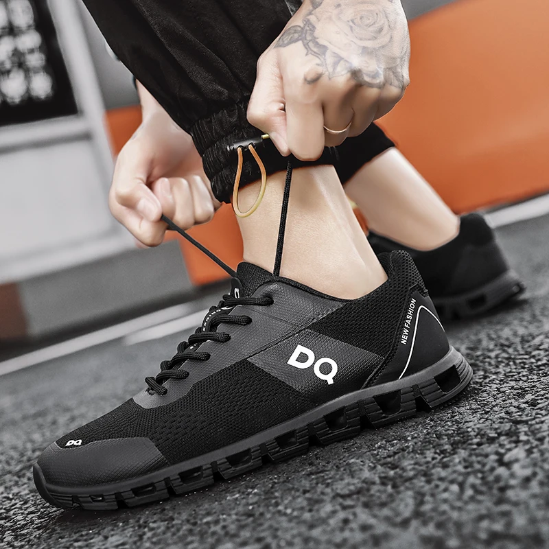 Trend Men's Blade Running Shoes for Men Breathable Sneakers Jogging Shoes Antiskid Damping Sport Fitness Casual Sneakers 39-44