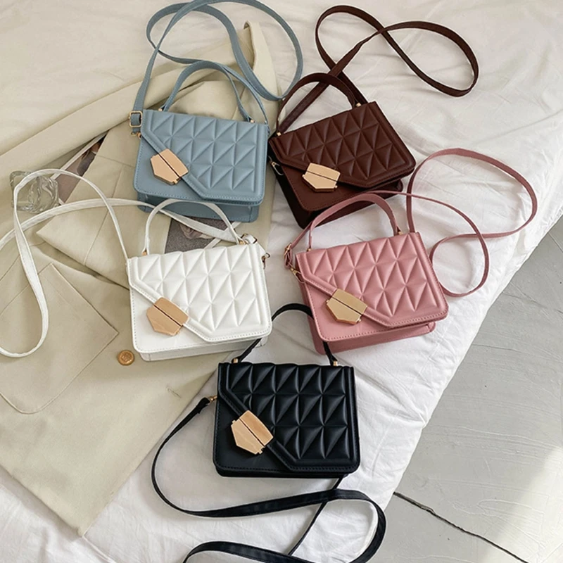 

Женские сумки через плечо с рисунком в клетку, Дамский мессенджер, тоут с ручками сверху, ранец