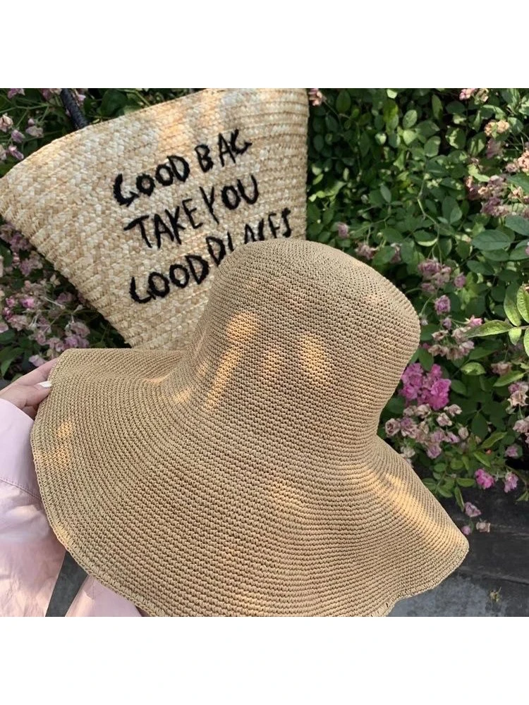 Шляпа Quali ручной работы из рафии для рыбаков Летняя Пляжная соломенная шляпа