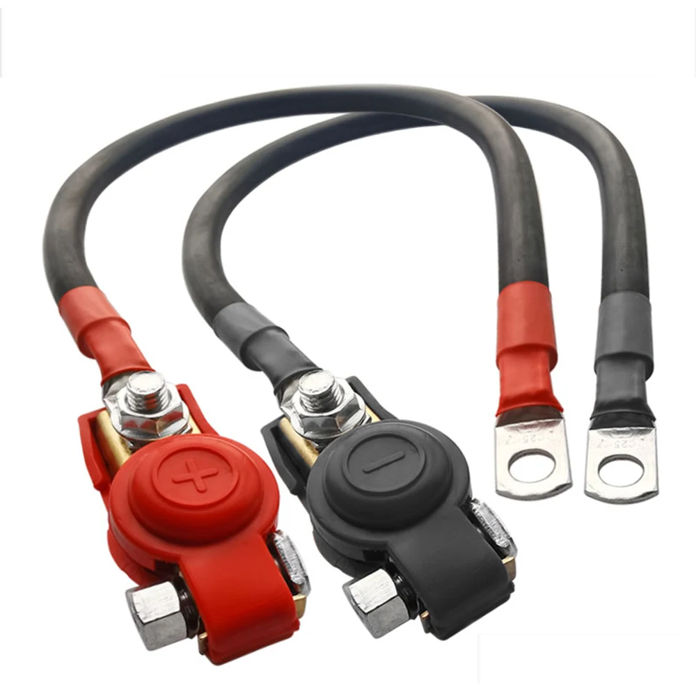 

Car generator battery cable positive negative connecting line battery pile head clamp series wire pure copper modification