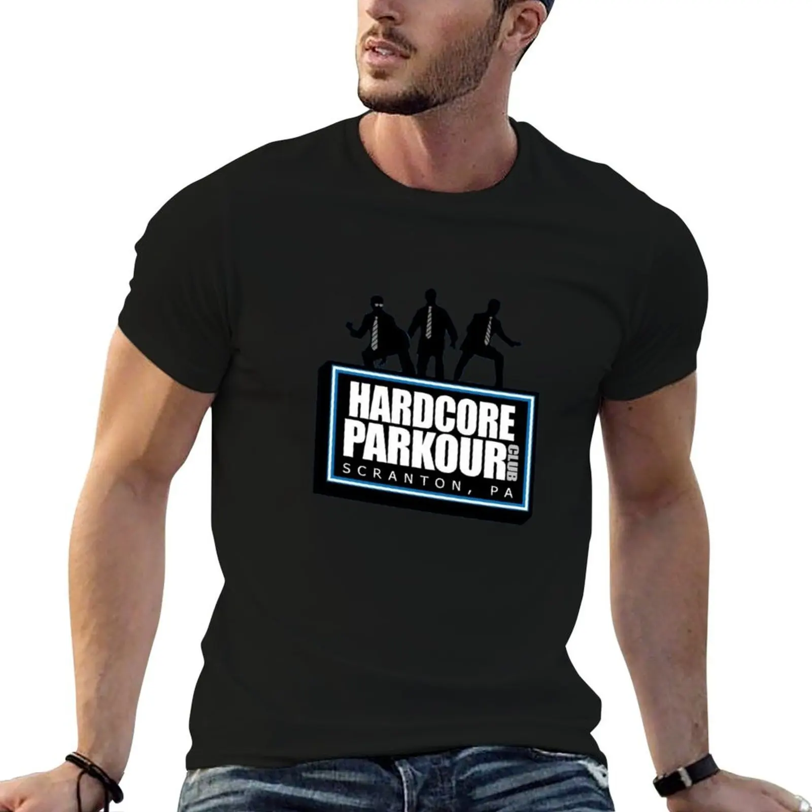 Фото HARDCORE PARKOUR CLUB футболка хлопковые футболки мужская футболка высокого качества хлопковая мужская футболка футболка №1