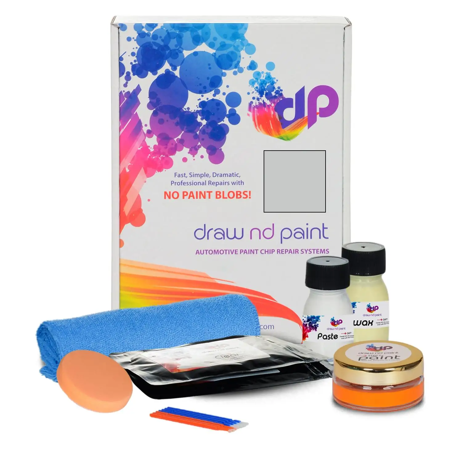 

DrawndPaint compatible with Isuzu Automotive Touch Up Paint - HYPER SILVER MET - 867 - Essential Care