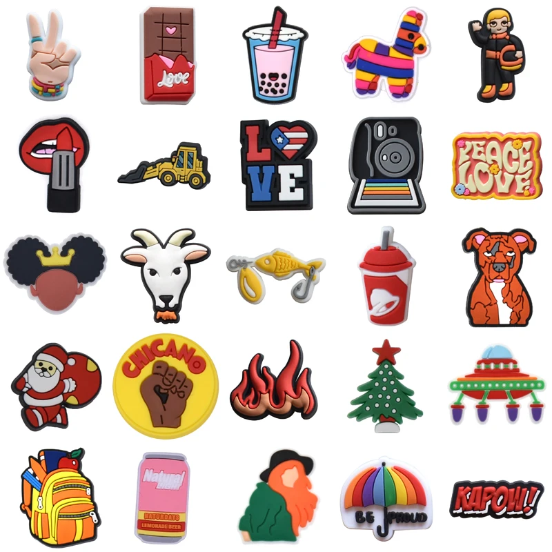 

Decorations for Crocs Women Charm Packs Gifts Boy Shoes Accessories Men Para Pins Wholesale Bulk Kids Shoe Charms Girl Set Jeans