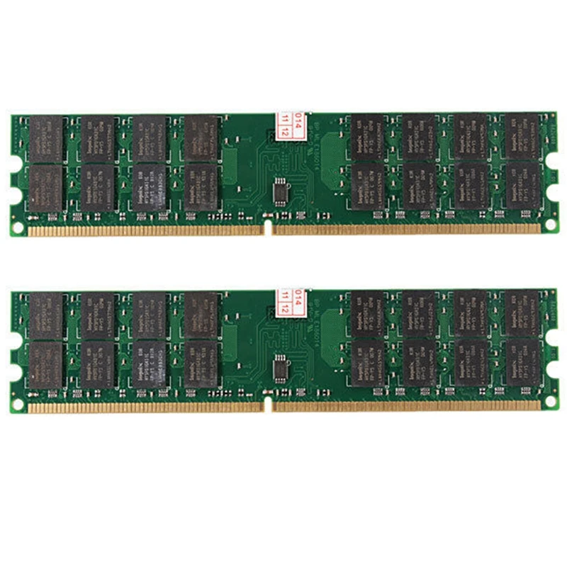 

2 шт., 4 Гб ОЗУ DDR2 800 МГц