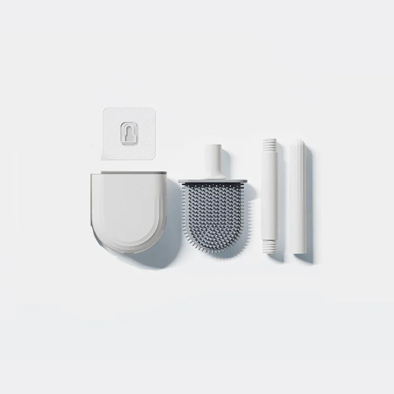 Набор силиконовых щеток и держателей для унитаза уборщик ванной комнаты