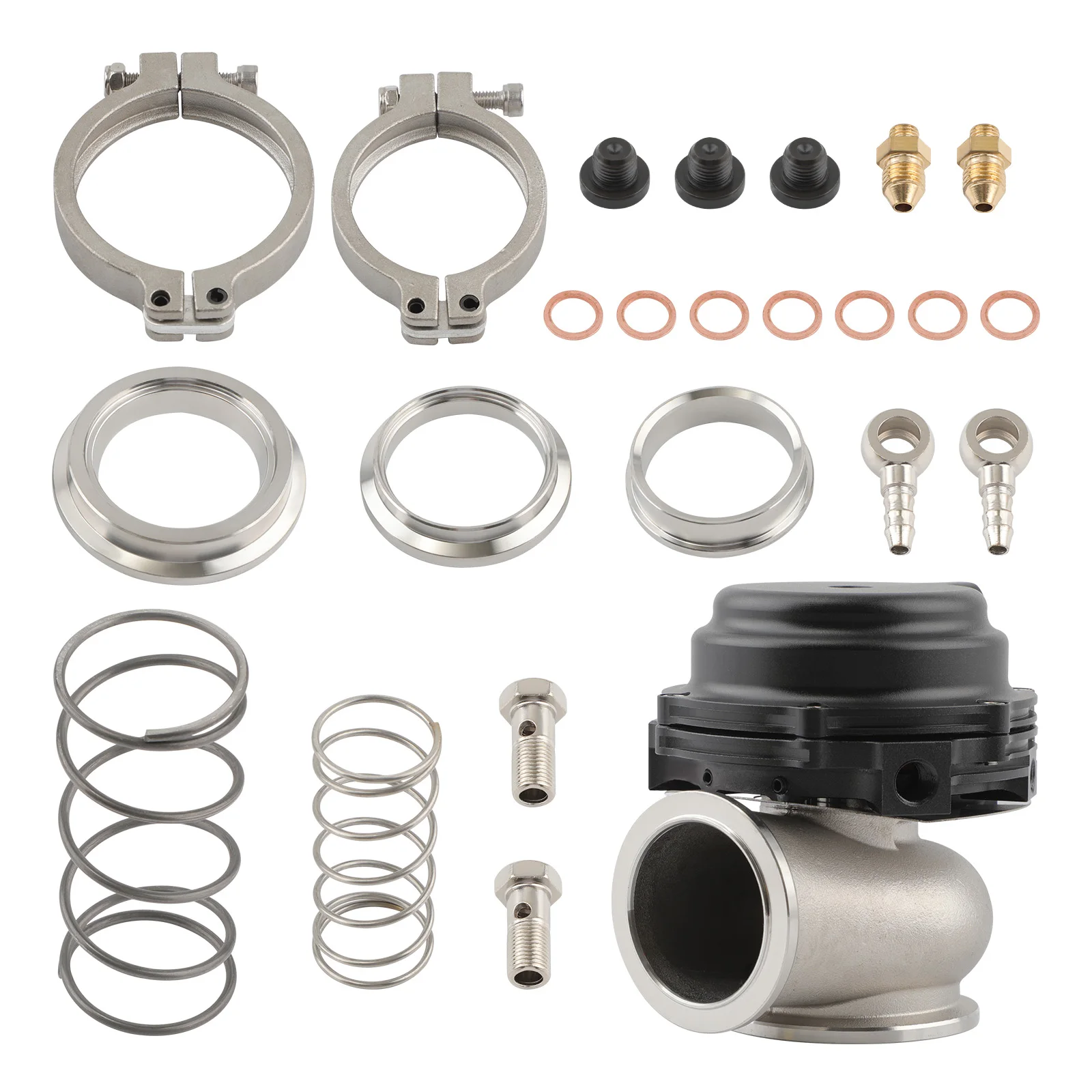 44-мм внешний охлаждаемый коллектор Turbo Wastegate фланец с V-образным диапазоном +
