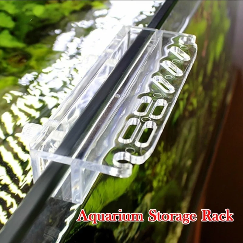 

Aquarium Plant Tools Storage Rack Acrylic Holder for Tweezer Scraper Scissor Fish Tank Water Grass Cleaning Tool Holder