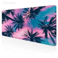 tropical beach palm mouse pad gaming xl custom home new mousepad xxl mousepads anti slip natural rubber soft computer mice pad