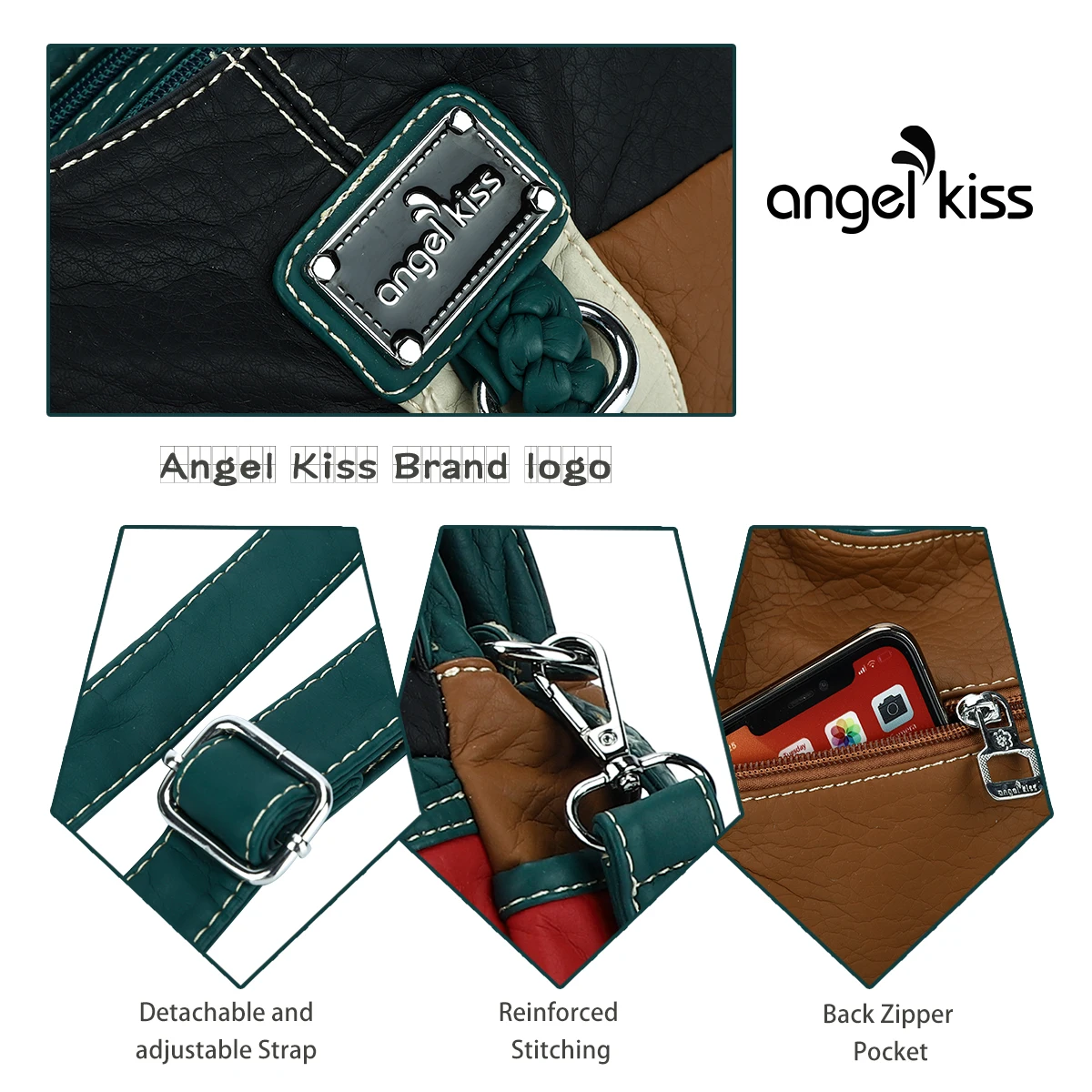 Angelkiss традиционные tie-dye женская сумка Мода ретро сумки высокого качества | Багаж и
