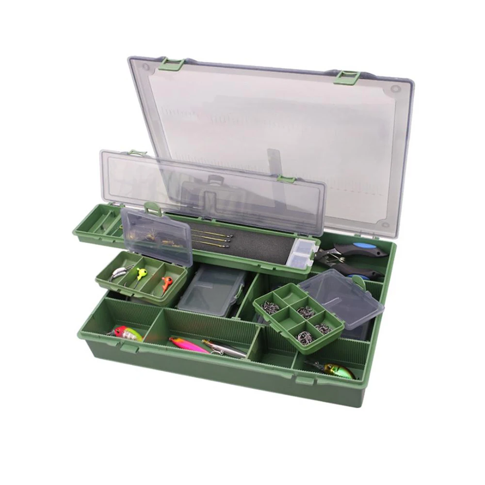 

ORIONPRO Compartments Fishing Tackles Box Storage Box for Fish Accessories Carp Pesca