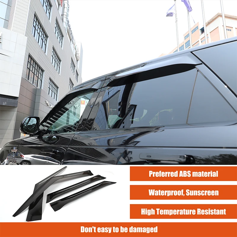 Козырек двери окна из АБС-пластика боковые ветрозащитные дефлекторы для Land Rover