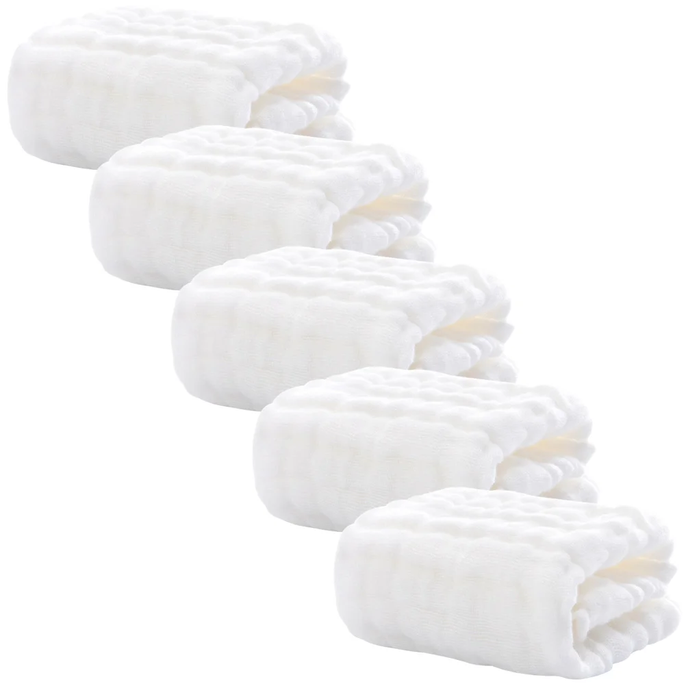 5 шт. детские полотенца мочалки для рук муслиновые нагрудники новорожденных