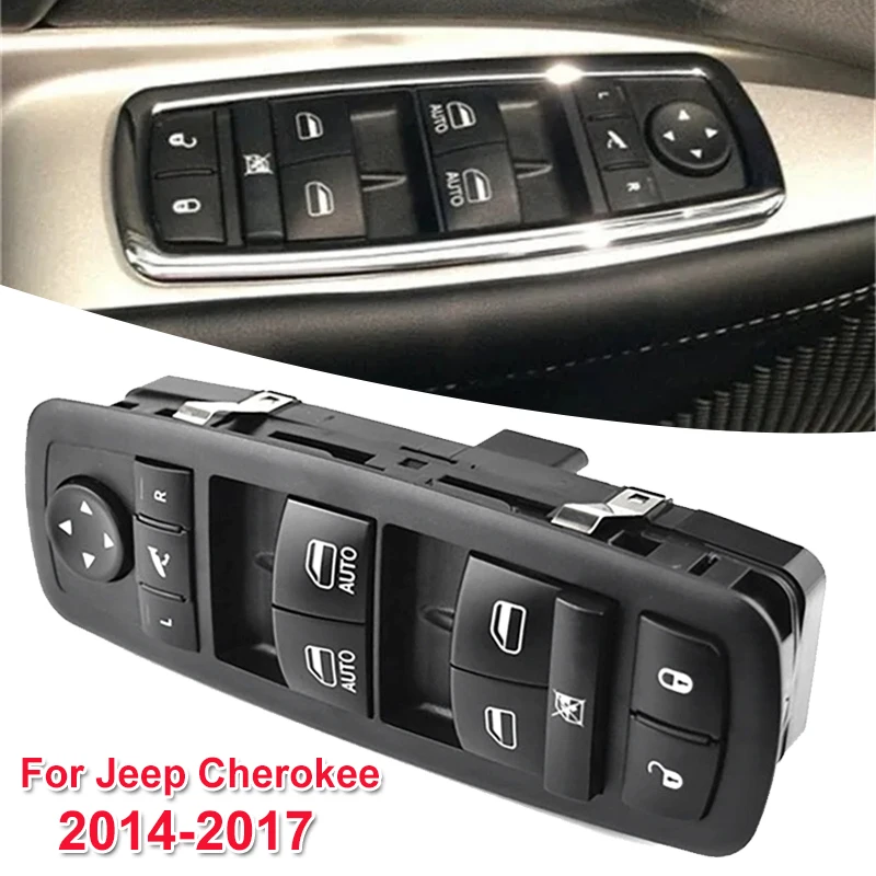 

1 шт., автомобильный переключатель стеклоподъемника для Jeep Cherokee 2014-2017