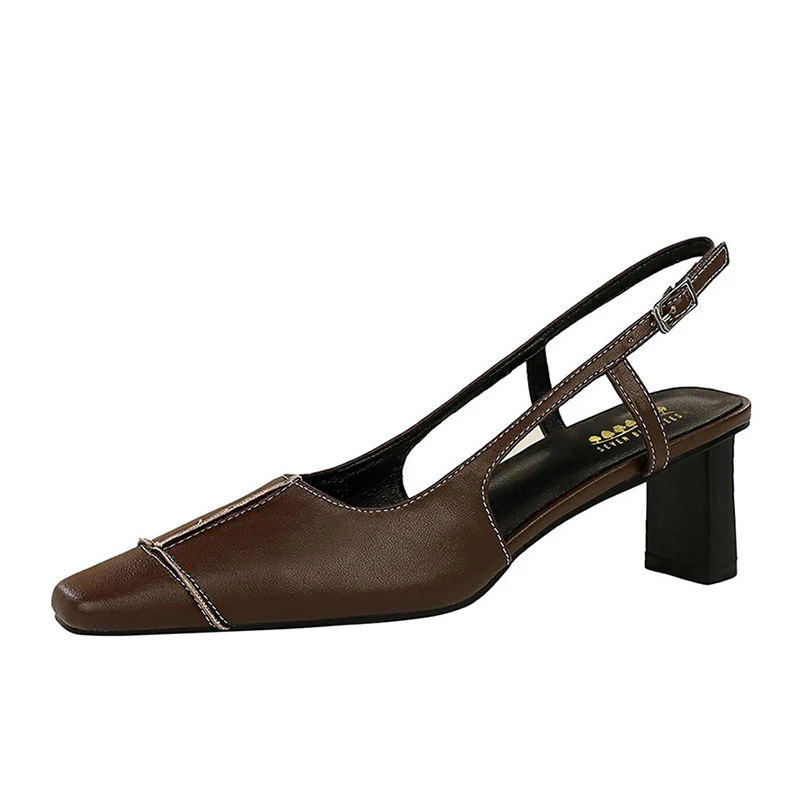 Женские туфли-лодочки с острым носком на высоком каблуке осень 2024