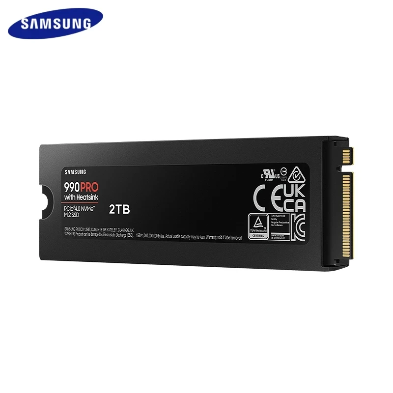 SAMSUNG оригинальный 7450 Мб/с 990 PRO SSD 1 ТБ 2 PCIe 4 0 X4 Внутренний твердотельный жесткий