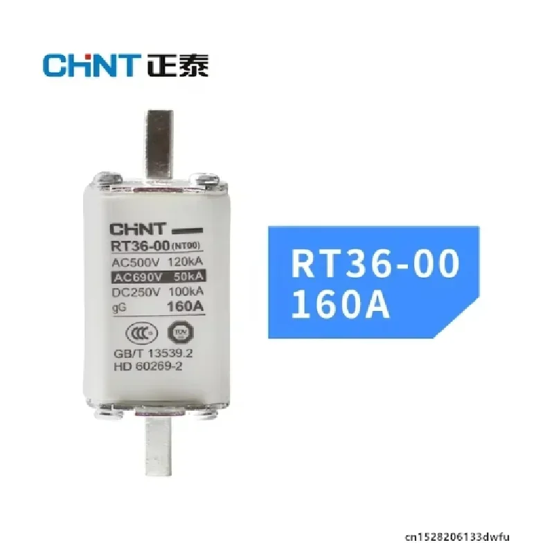 Фото Сердечник предохранителя CHINT RT36-00 NT00 20A 25A 32A 40A 50A 63A 80A 100A 125A 160A 200A 250A 300A NT1 NT2 NT3 Основание предохранителя керамического резистора №4